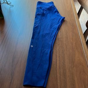 Lululemon VEUC 7/8 running leggins size 8